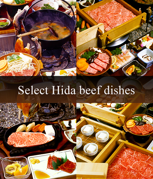 Select Hida beef dishes